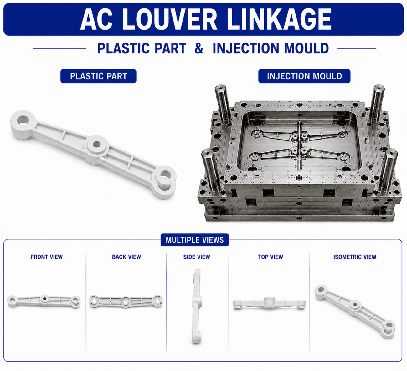 AC Plastic Louver Linkage